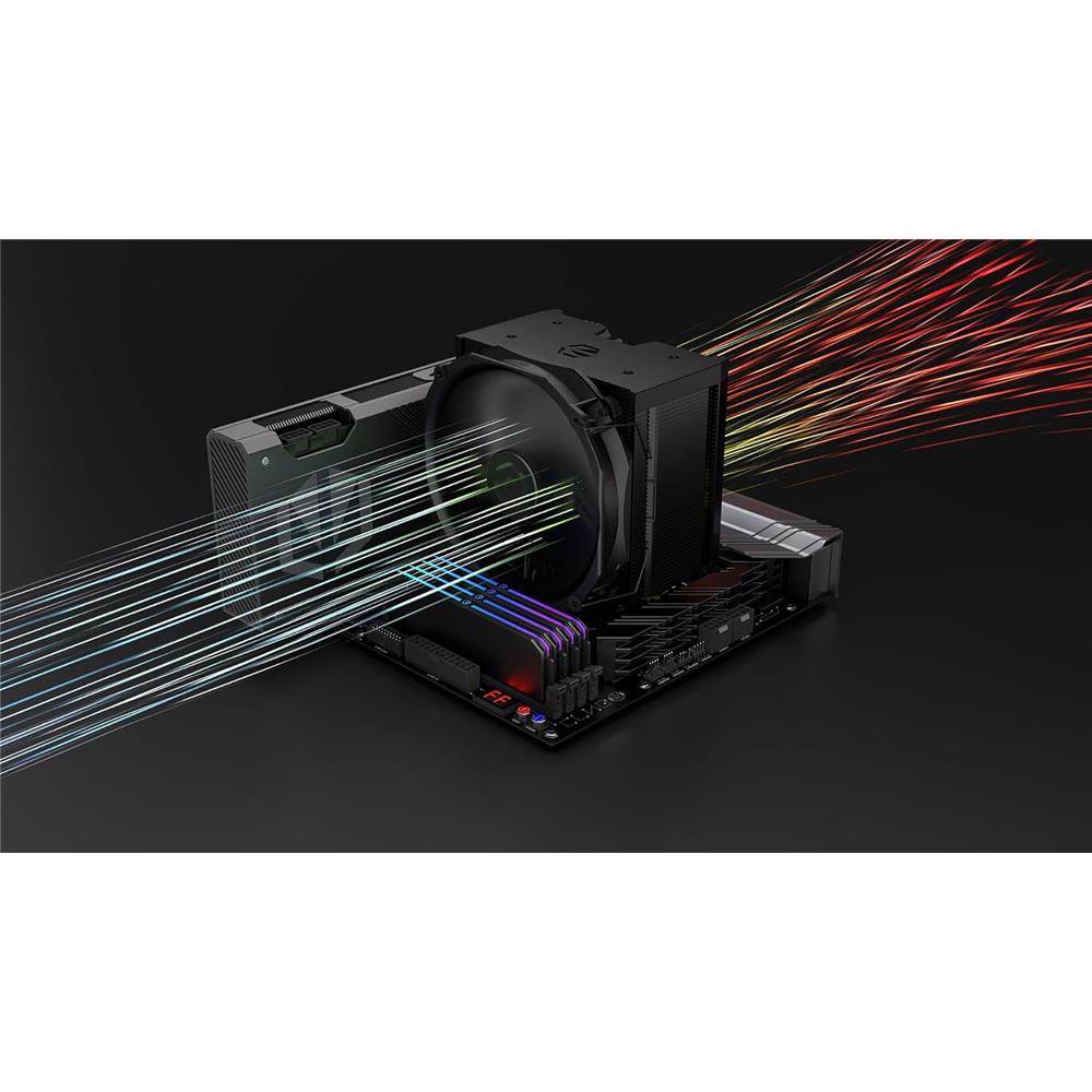 ENDORFY Fortis 5 Black CPU-Kühler, inklusive Wärmeleitpaste | EY3A013