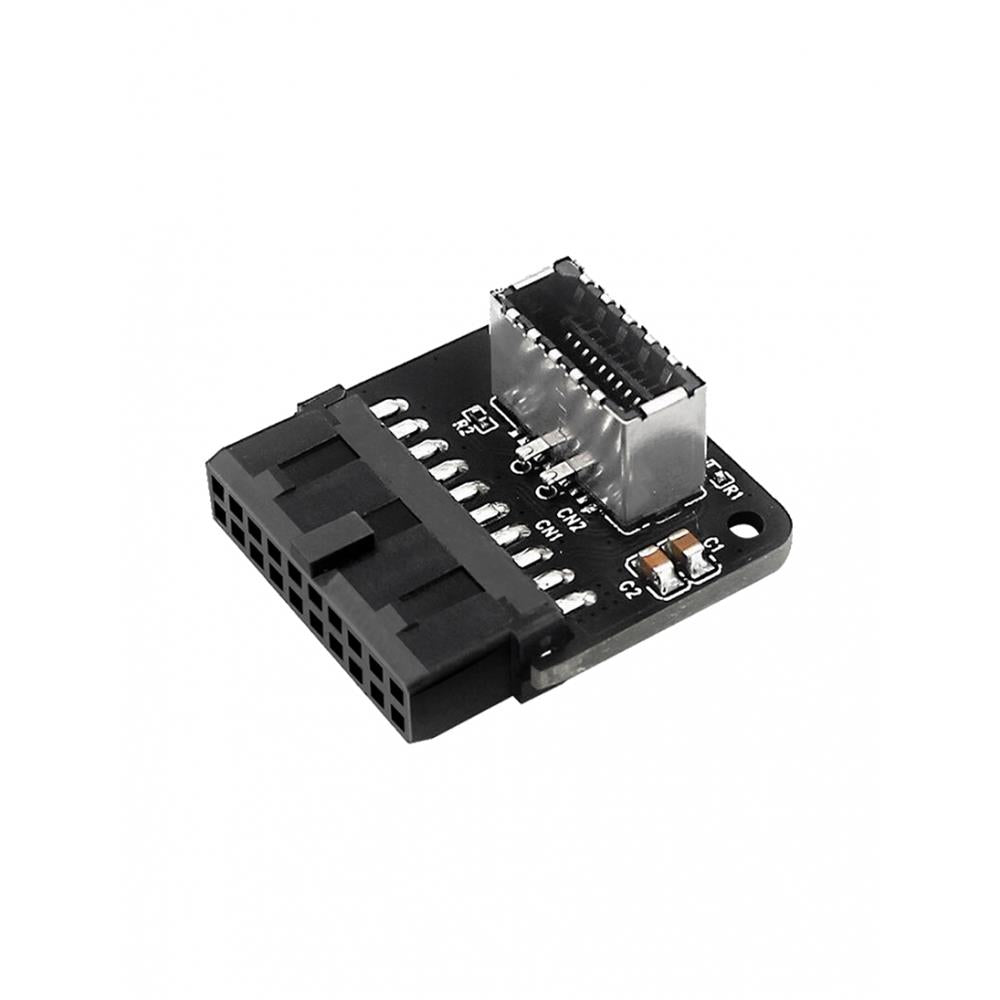GRAUGEAR USB 3.0 Internal Header Adapter 19 Pin auf USB 3.1 Type E Key A gewinkelt