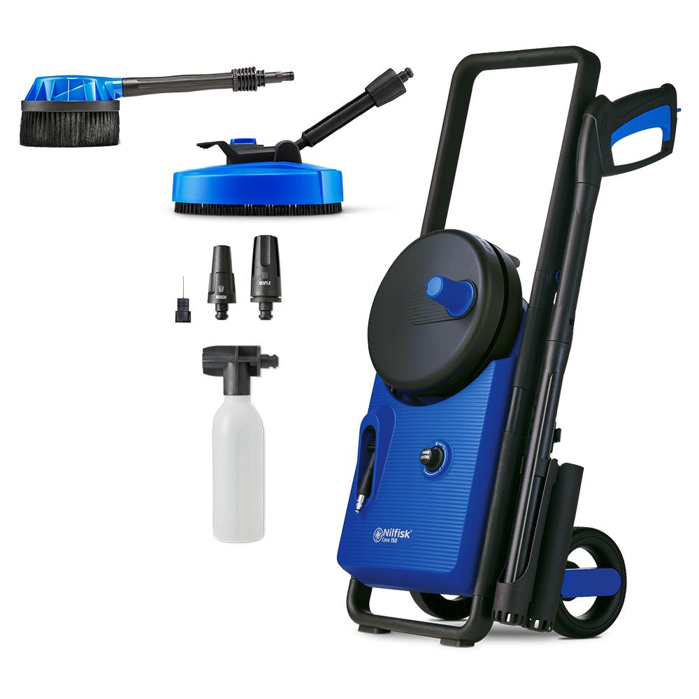 Nilfisk Hochdruckreiniger Core 150-10 PowerControl PA - 150 bar, mit Terrassenreiniger Patio