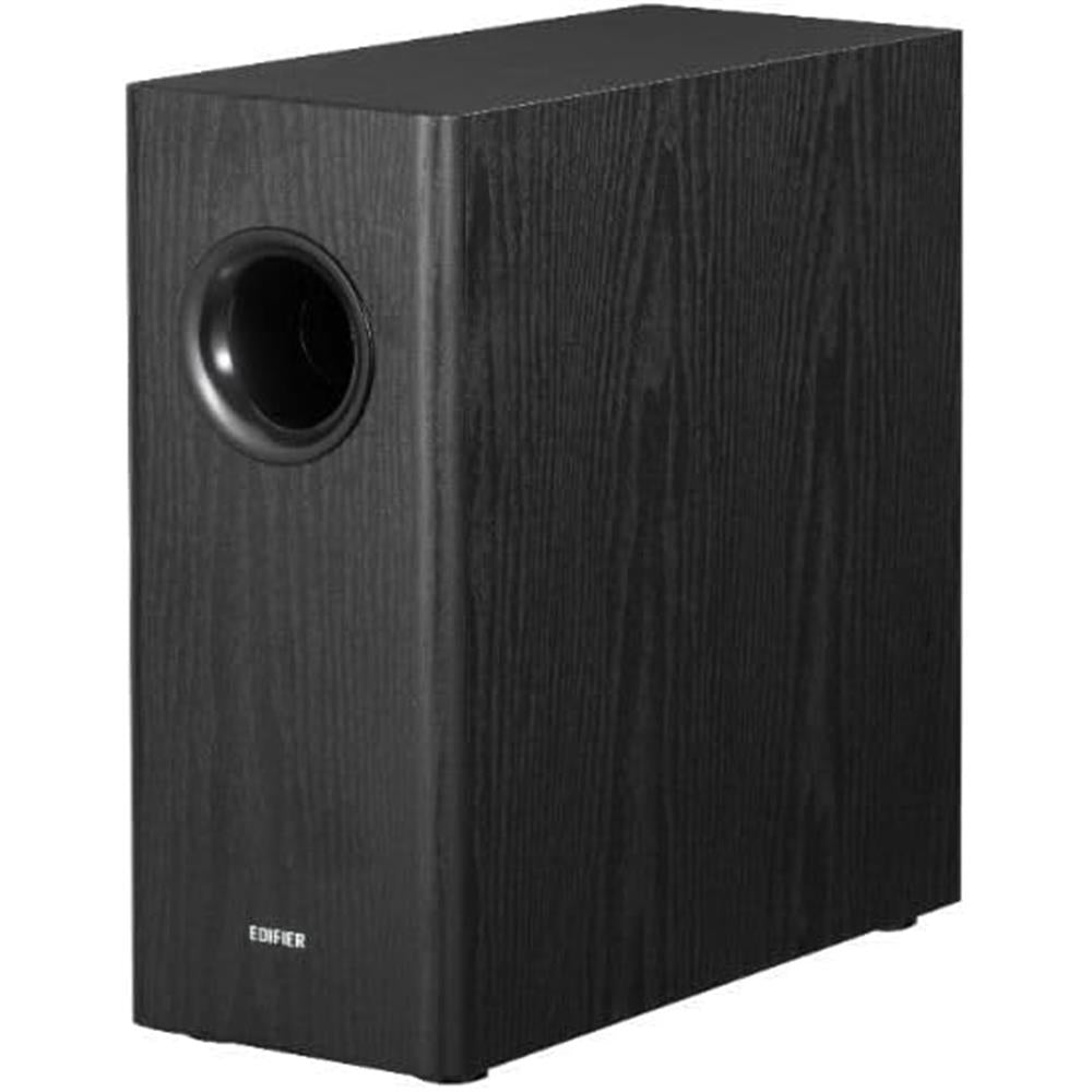 Edifier T5s – Aktiver 8" Subwoofer, 70W RMS, 35 Hz Bass, MDF-Gehäuse, Schwarz