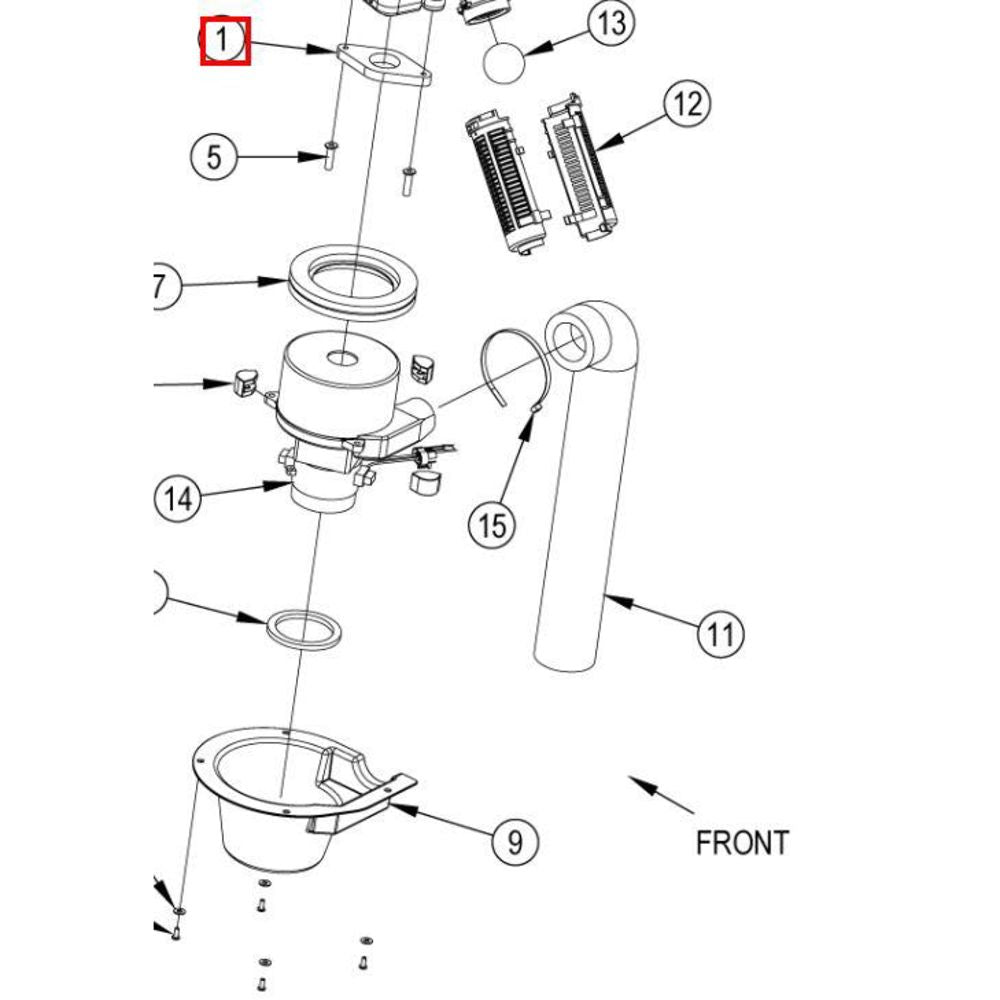 Nilfisk Original 56114327 Dichtung Luftkanal Ersatzteil