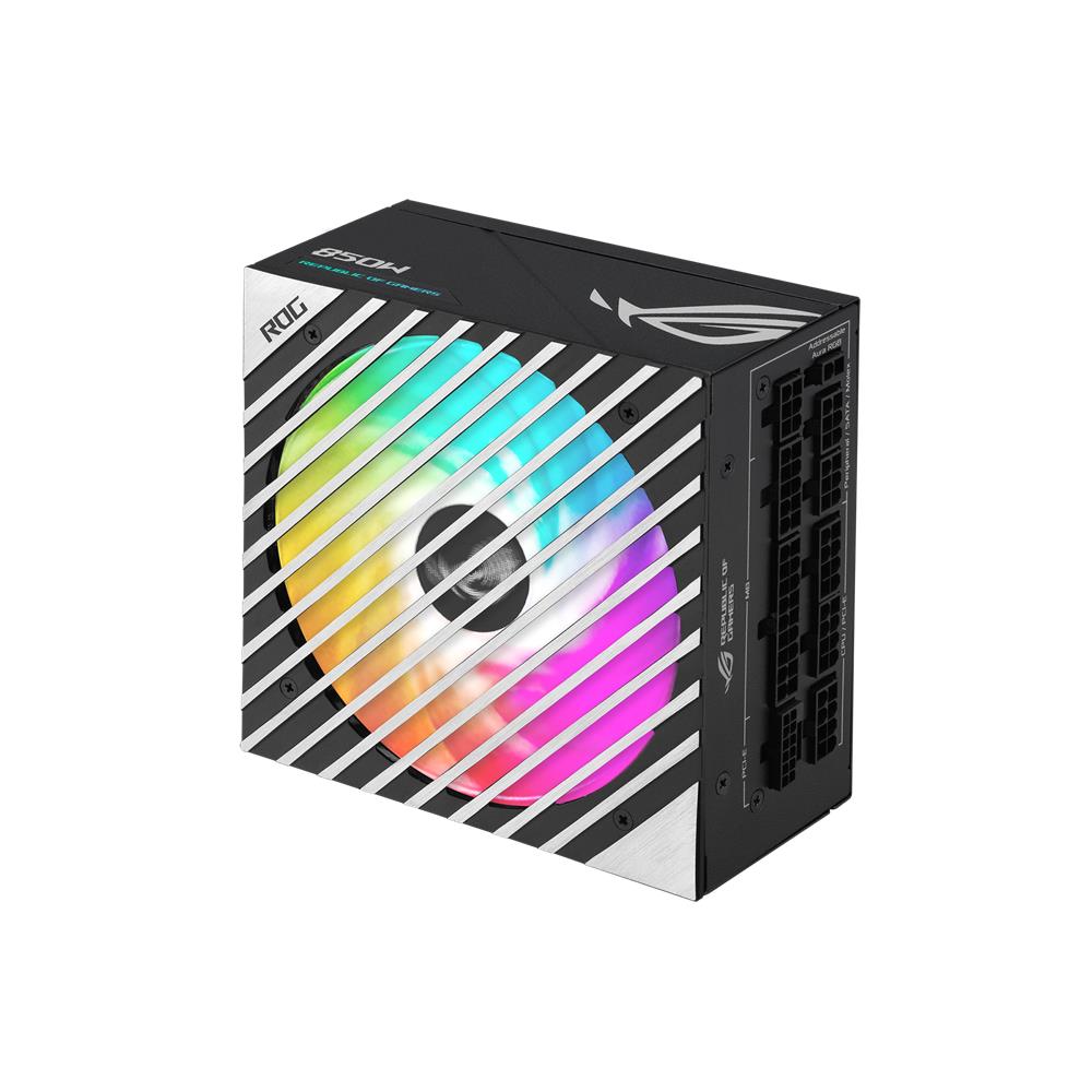 ASUS ROG Loki SFX-L 850W Vollmodulares Netzteil 80+ Platinum 120mm PWM ARGB Lüfter Aura Sync