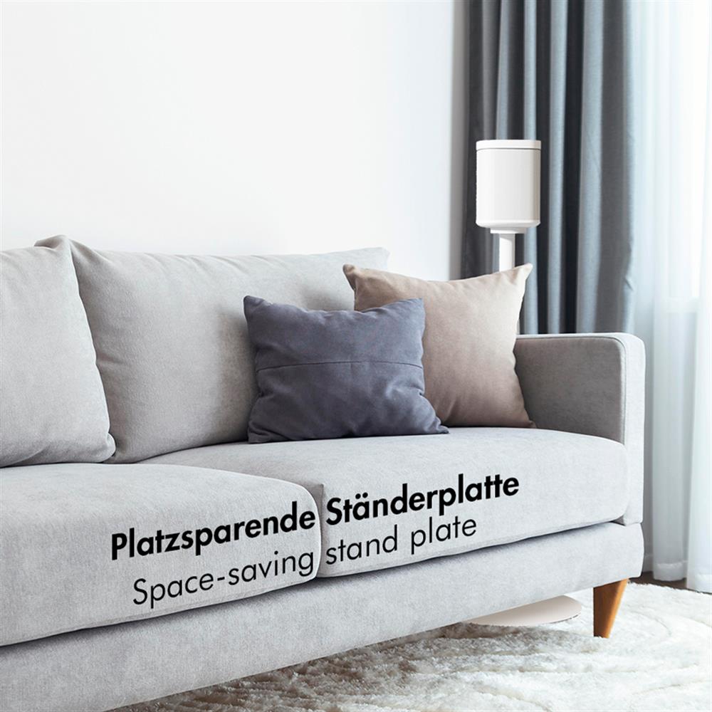 LogiLink Lautsprecherständer für SONOS ERA 100 & 300, höhenverstellbar, max. 5 kg, Weiß