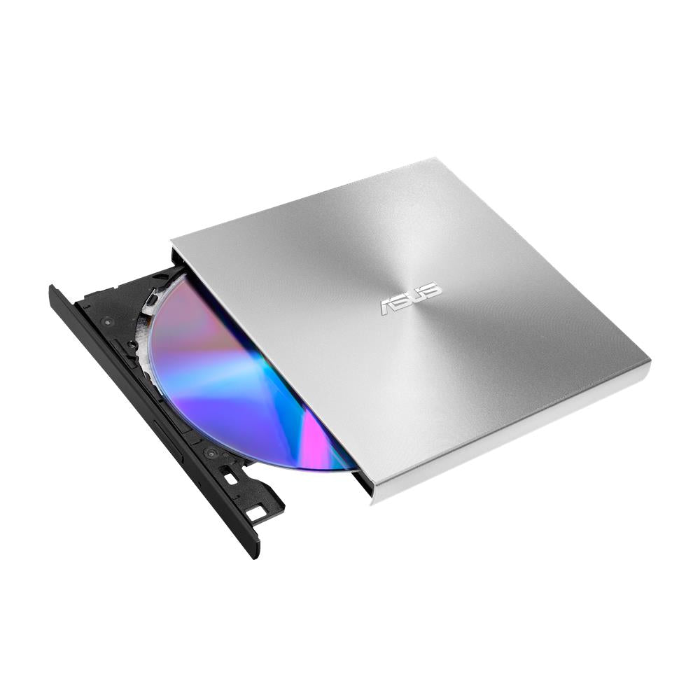 ASUS ZenDrive U9M USB-C externer Ultra SLIM DVD Brenner in Silber inkl. USB-C Kabel