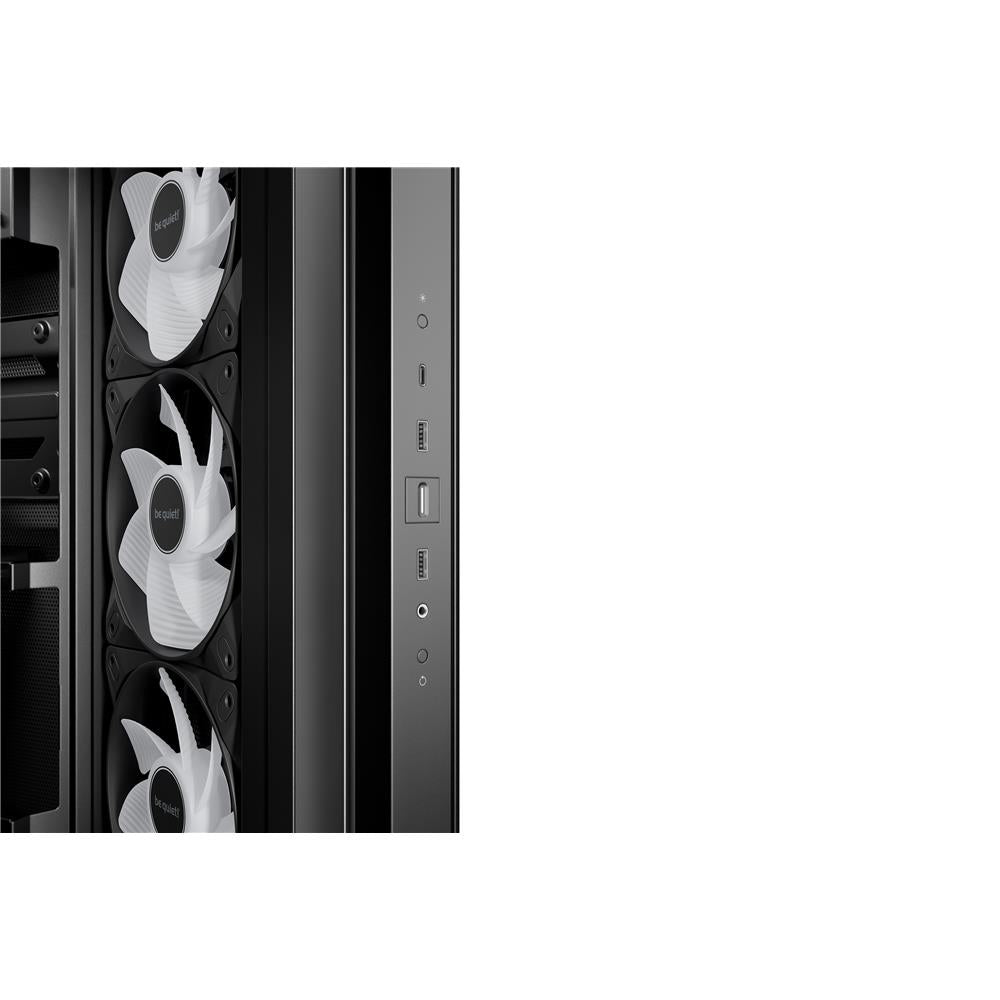 be quiet! Light Base 500 LX Black PC-Gehäuse vollständig verglaste Front- und Seitenpaneele Show Case