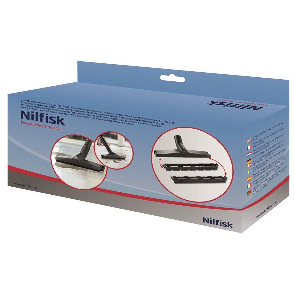 Nilfisk Original 81943049 Düsen-Kit Nass/Trockendüse mit Clips Nass/Trockensauger