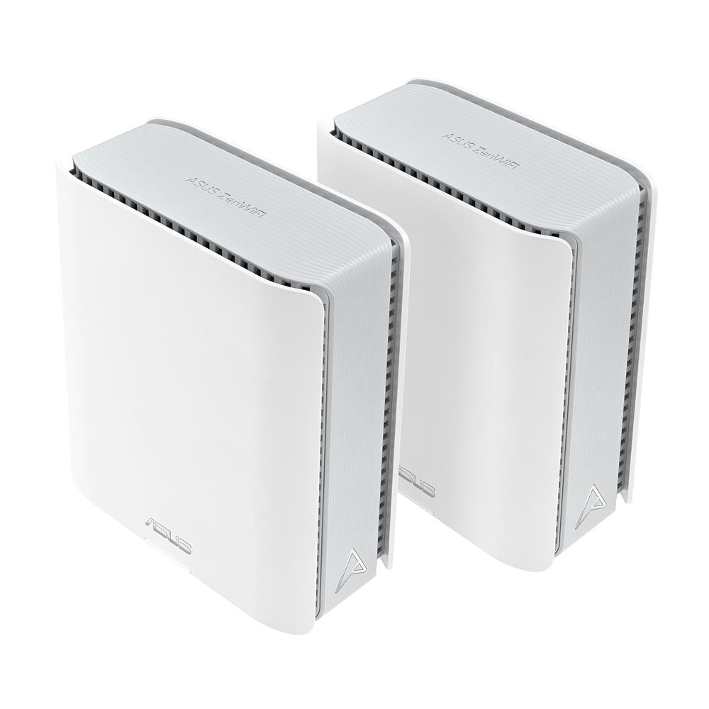 ASUS ZenWiFi BT10 Tri‑Band WiFi 7 Mesh Router 2er Set mit 6 GHz, 18 Gbit/s und 10G Ports
