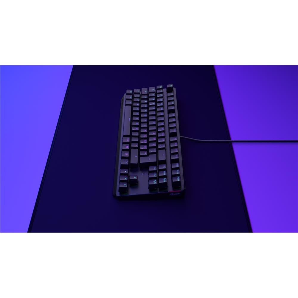 ENDORFY Thock TKL NO Brown, mechanische Tastatur, schwarz