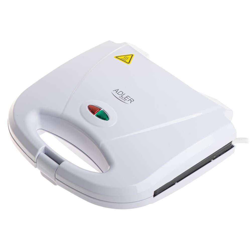 Adler AD 3072 Kompakter Elektrogrill mit antihaftbeschichteten Grillplatten