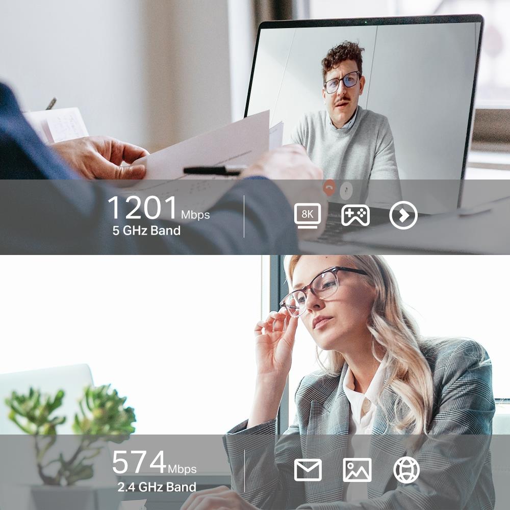 TP-Link Archer TX20UH WLAN-USB-Adapter AX1800, Dual-Band, High-Gain, USB 3.0
