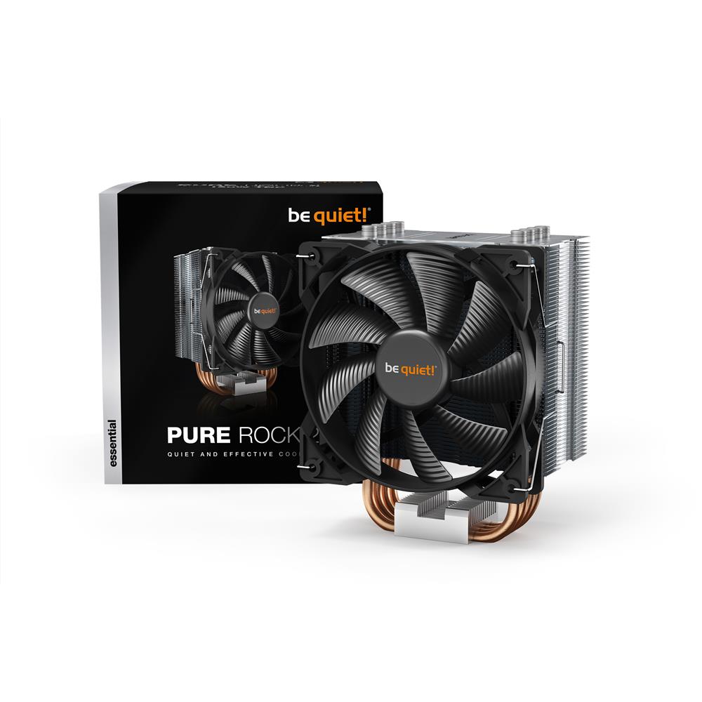 be quiet! Pure Rock 2 Luftkühler CPU-Kühler 150W TDP Kühlleistung 6mm-Heatpipes