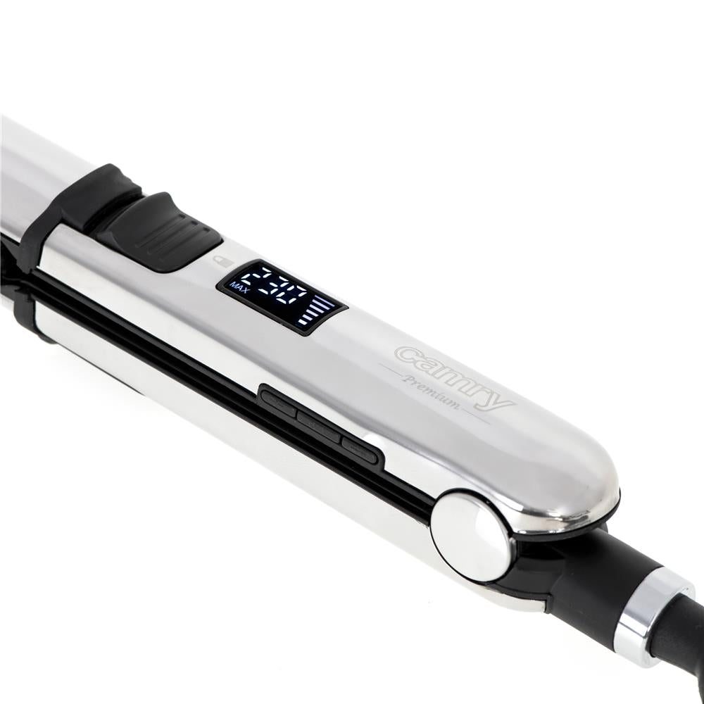 Camry CR 2320 Haarglätter 500 Watt Silber LCD 6 Temperaturstufen Glätteisen