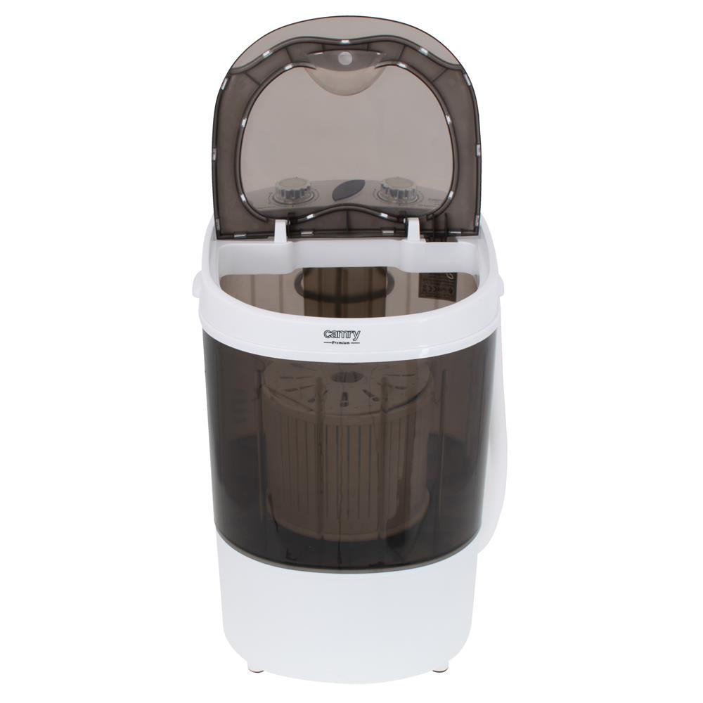 Camry CR 8054 Mini Waschmaschine mit Schleuder 3 kg Braun