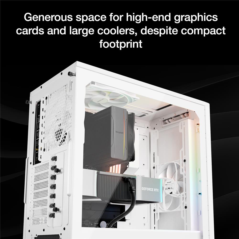 be quiet! Pure Base 501 DX White PC Gehäuse mit ARGB