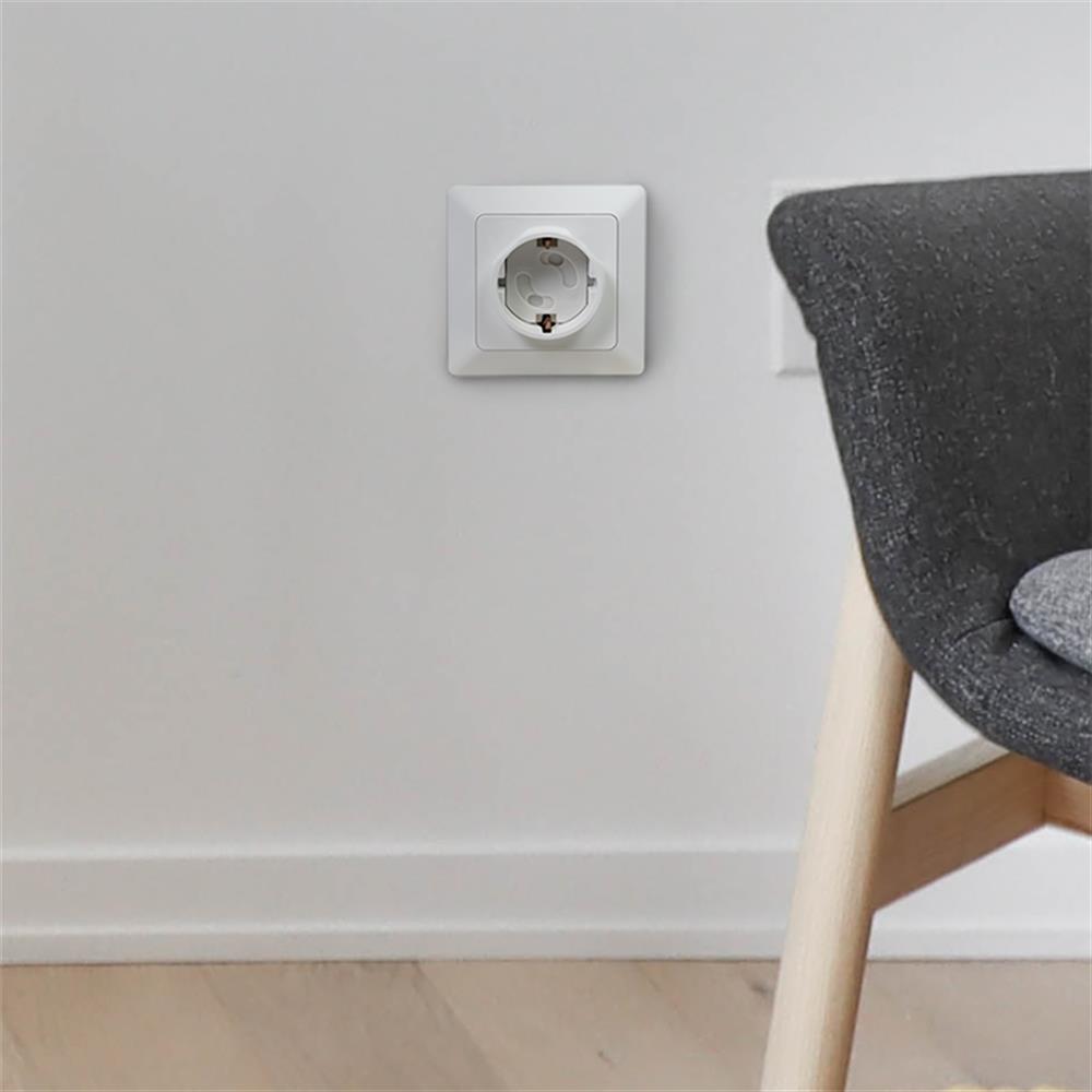 LogiLink Steckdosenschutz mit Automatikverschluss in weiß, 10er Set