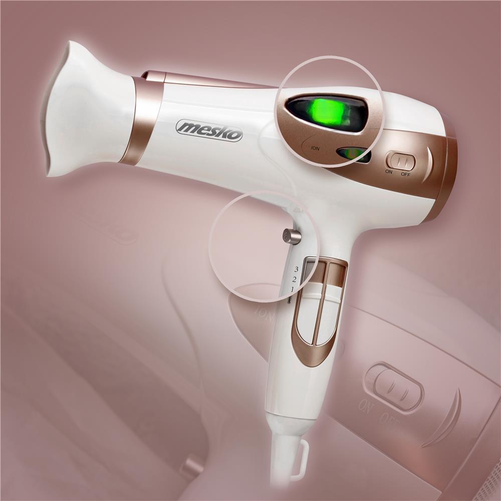 Mesko MS 2274 Haartrockner mit Ionisator, Diffusor & Konzentrator – 2400 W