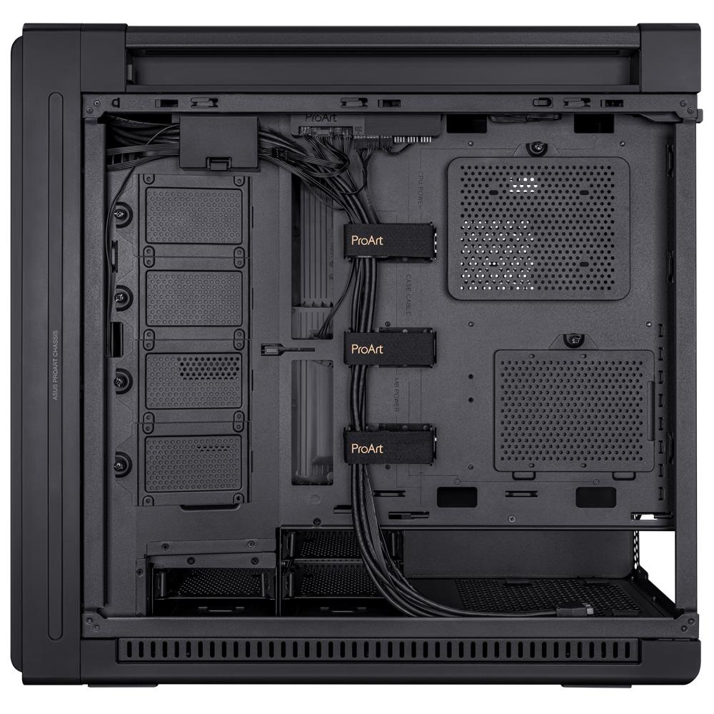 ASUS ProArt PA602 E ATX PC Gehäuse mit 420 mm Radiator IR Staubsensor und USB 20Gbps