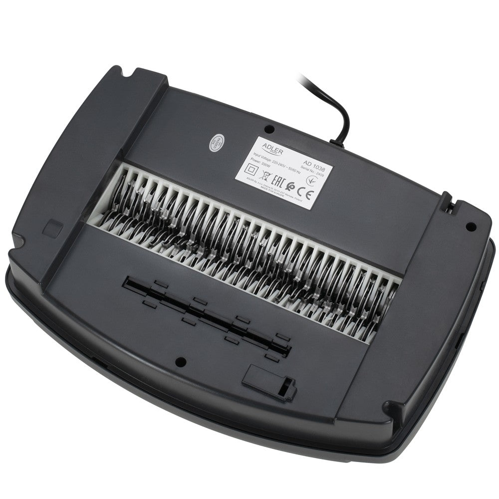 Adler AD 1038 Aktenvernichter, P-4 Dokumentenschredder für Papier, Kreditkarten und CD/DVDs, 10 Blatt, 21 Liter, Grau