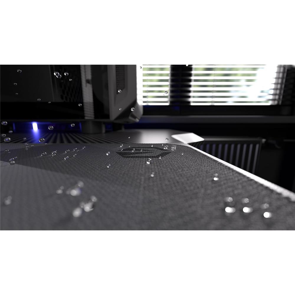 ENDORFY Crystal Black L Mauspad schwarz rutschfest 450 x 400 mm