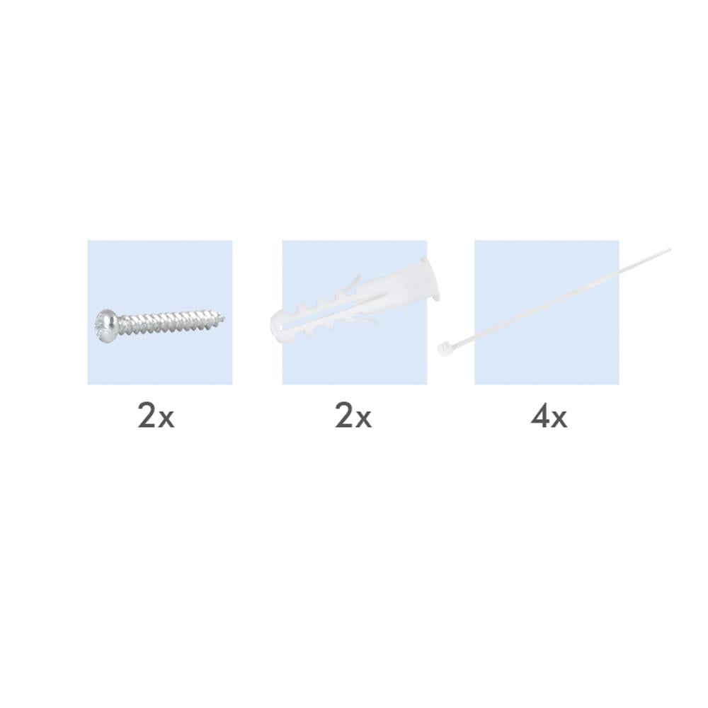 LogiLink Cat.6A Patchpanel – Mini Verteiler, 4 Ports, geschirmt
