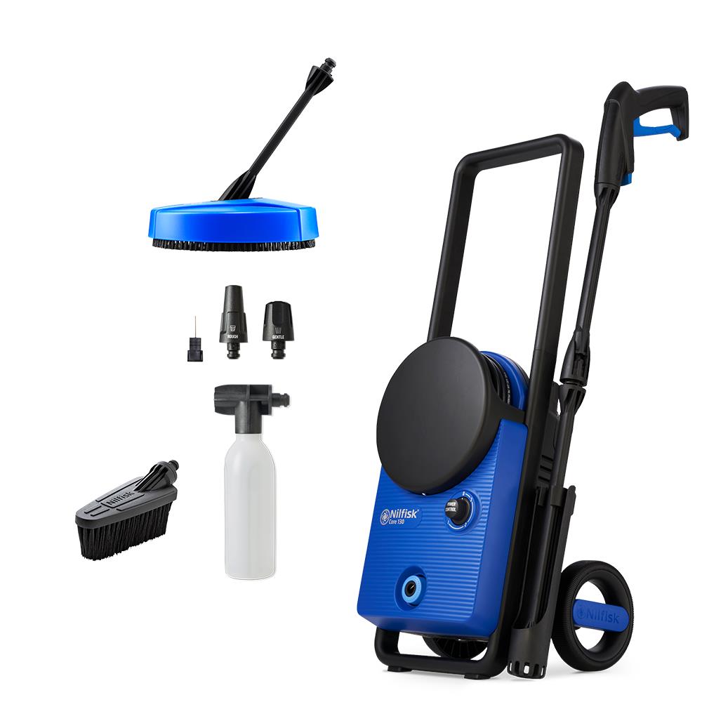 Nilfisk Hochdruckreiniger Core 130-6 PowerControl PCA - 130 bar, mit Terrassenreiniger Patio