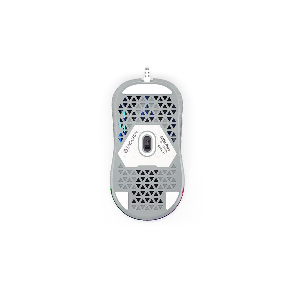 ENDORFY GEM Plus, Leichte Gaming-Maus (67 g), 19000 DPI, Weiß | EY6A011
