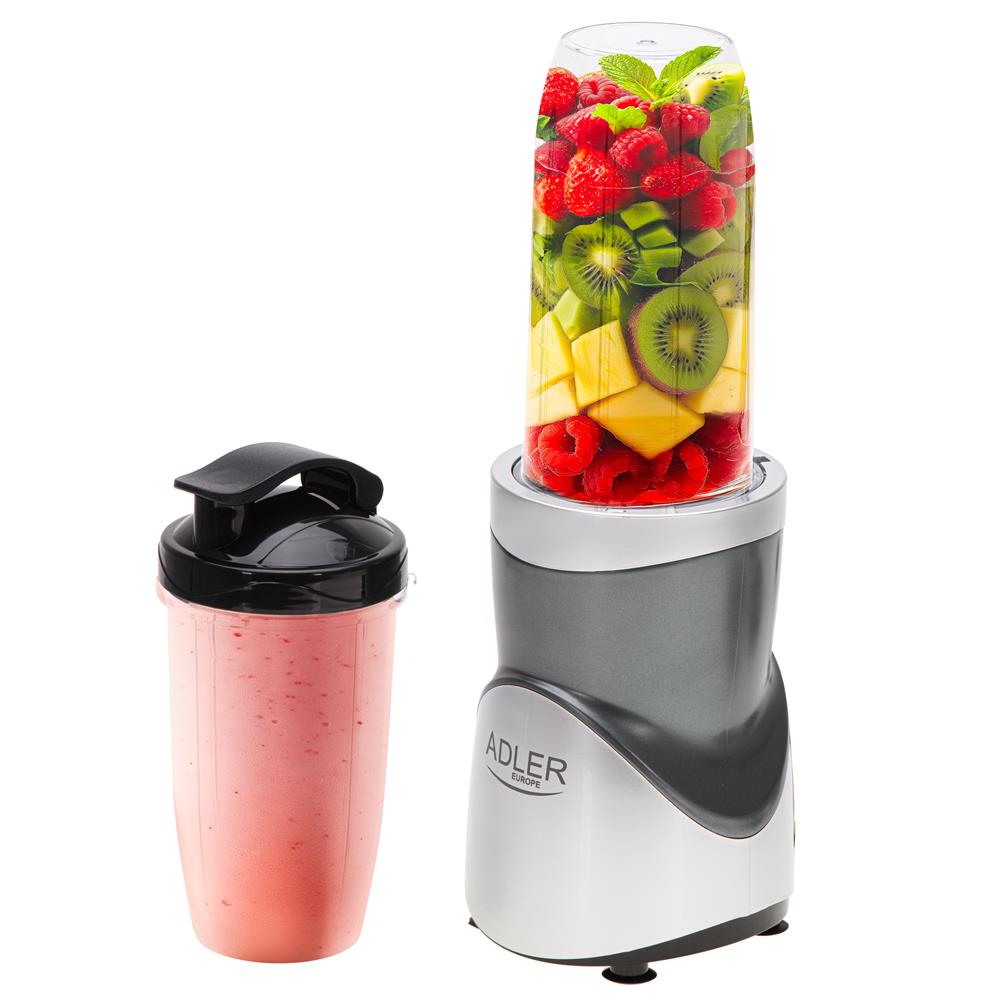 Adler AD 4084 Standmixer Smoothie Maker Set elektrisch Silber
