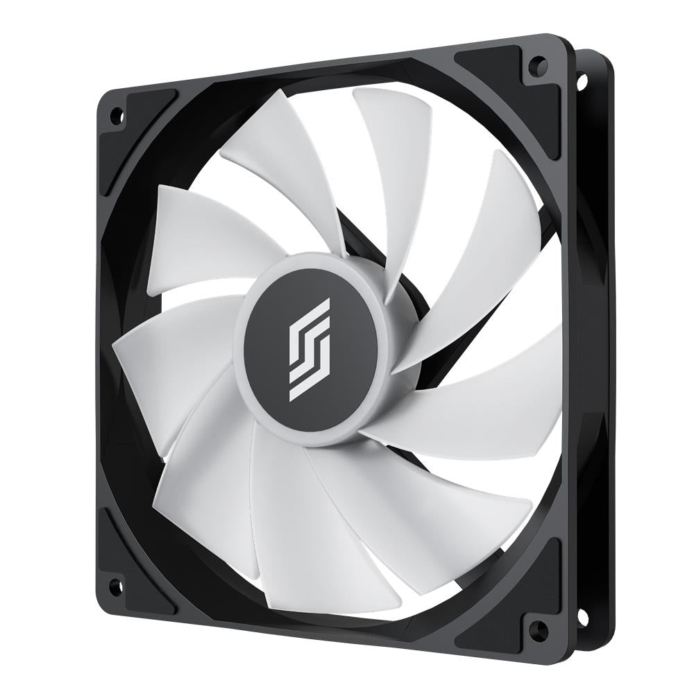 Silentware RF140-R Black 140mm PWM A-RGB Reverse-Airflow Lüfter, RGB, leise für Gaming-PC