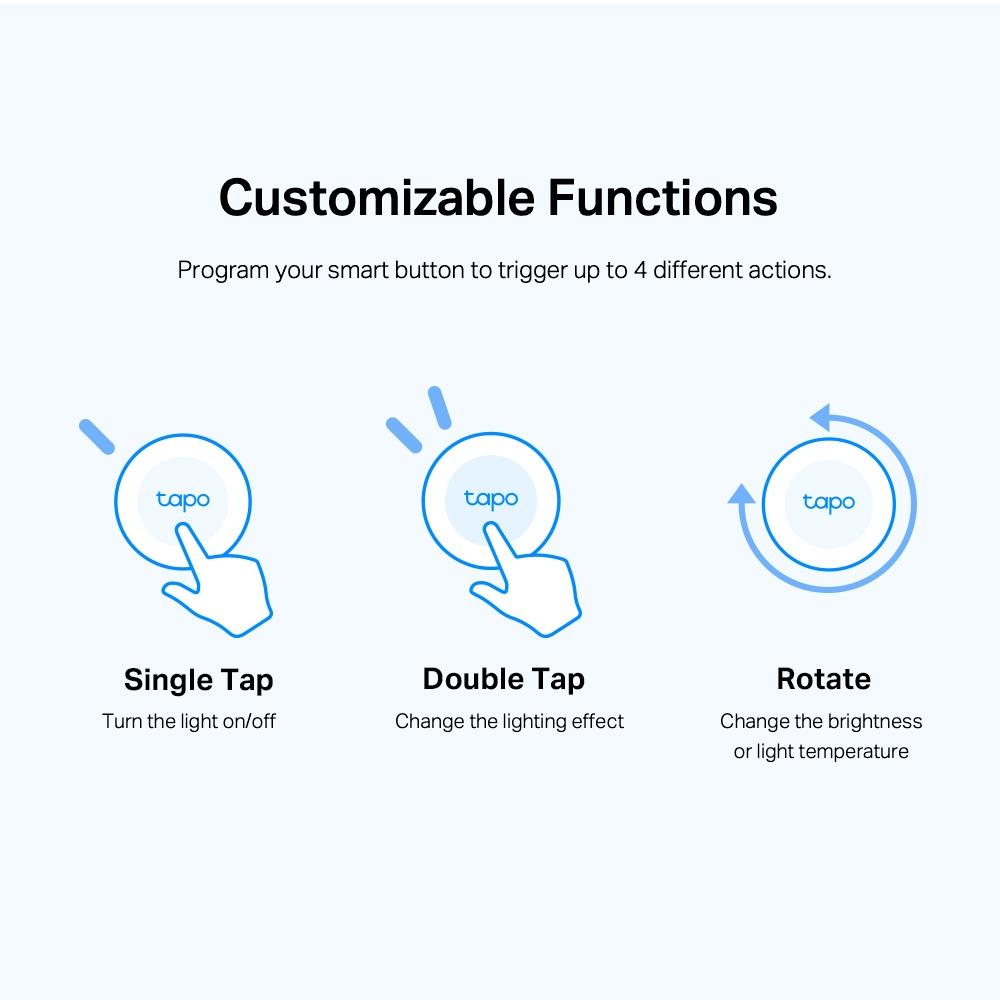 TP-Link Tapo S200B – Intelligenter Smart-Button für vielseitige Steuerung