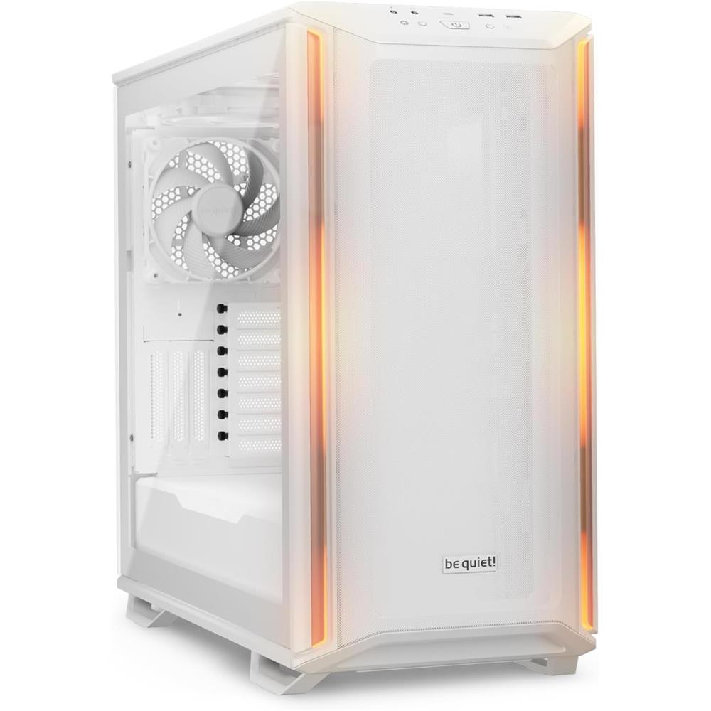 be quiet! Dark Base 701 White PC-Gehäuse, Midi-Tower, 3x Lüfter, ARGB-Beleuchtung + Controller