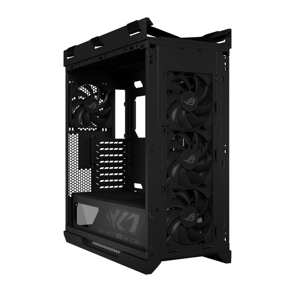 ASUS ROG Strix Helios II EATX Mid Tower Gaming PC Gehäuse mit 4 Lüftern und 420 mm Radiator