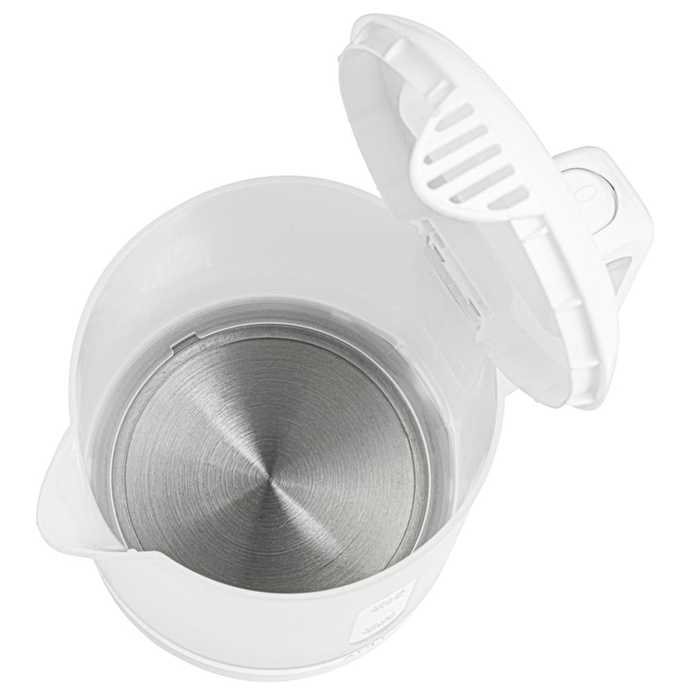 Adler AD 1381 Elektrischer Reisewasserkocher, 0,5 L, inkl. Tassen & Löffel, für Reisen & Camping