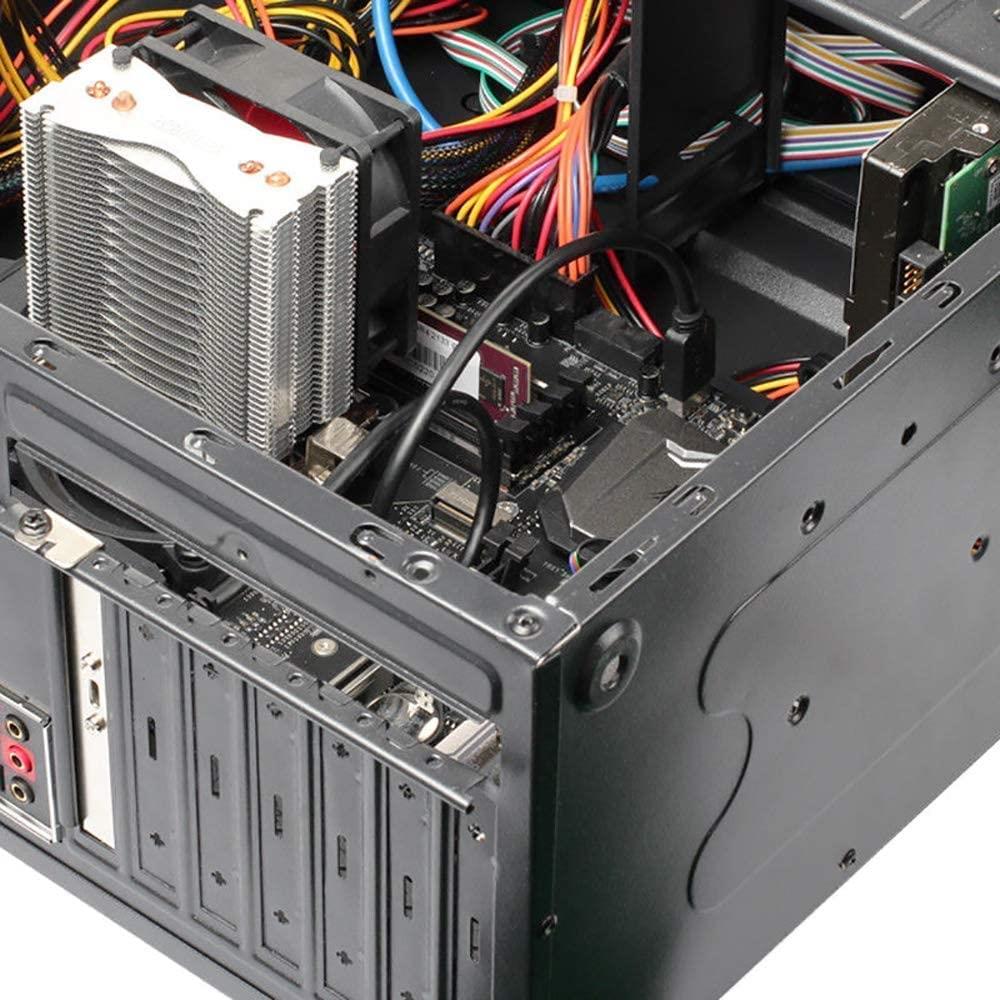 GRAUGEAR Type E auf USB 3.2 Gen2 Type C Verlängerung mit PCI Halterung