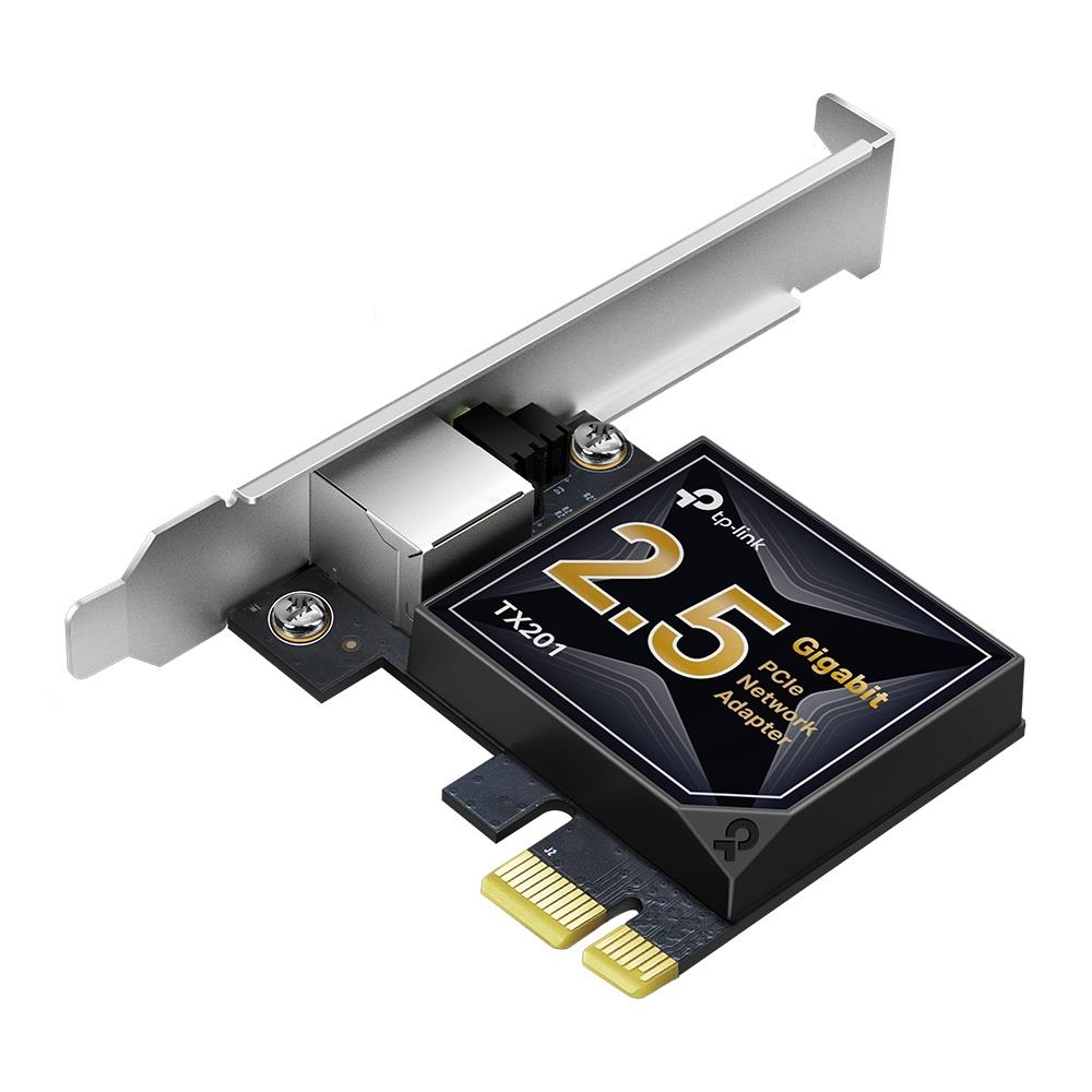TP-Link TX201 2.5G PCIe-Netzwerkadapter – High-Speed Ethernet, inkl. Low-Profile-Halterung
