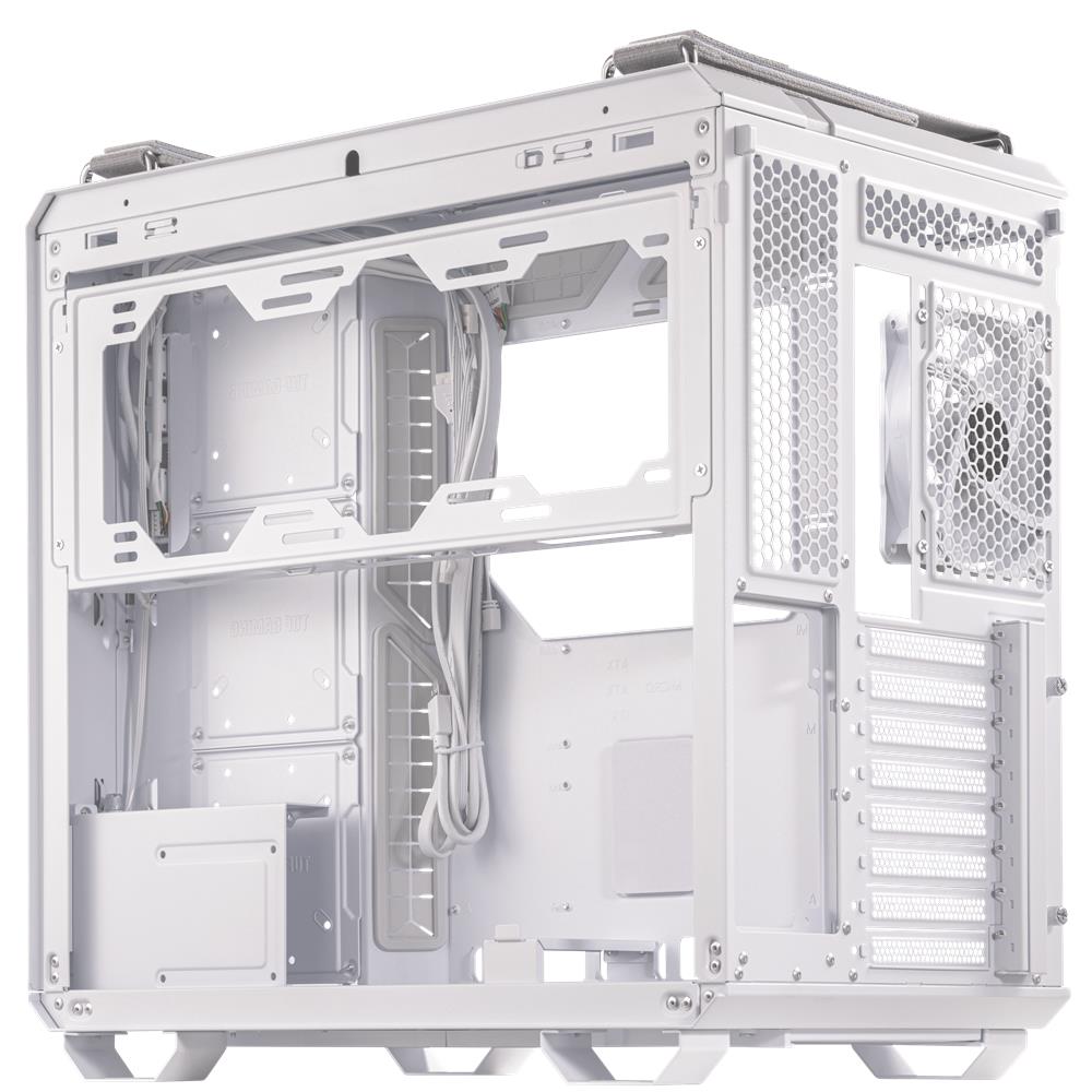 ASUS TUF Gaming GT502 PLUS TG White modulares Zweikammer PC Gehäuse