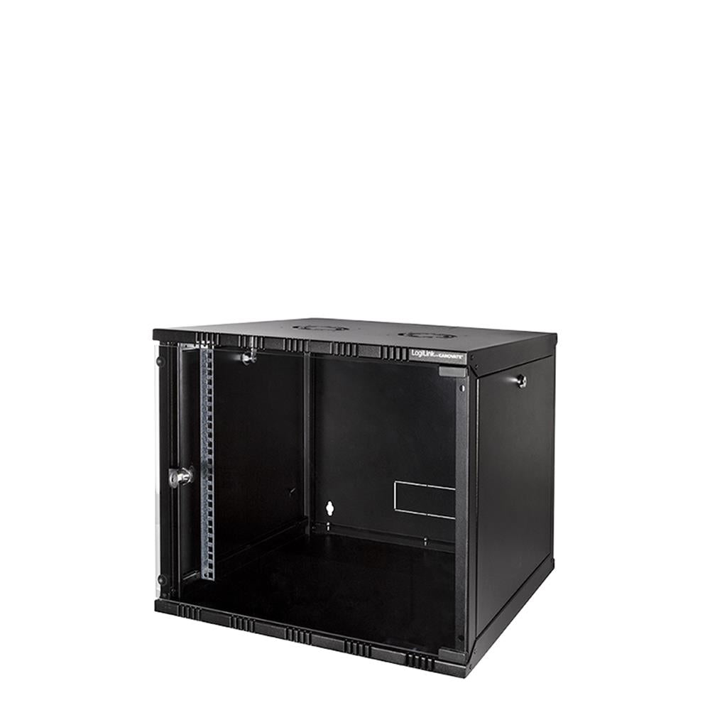 LogiLink 19 Zoll SOHO Wandschrank 9 HE Schwarz unmontiert
