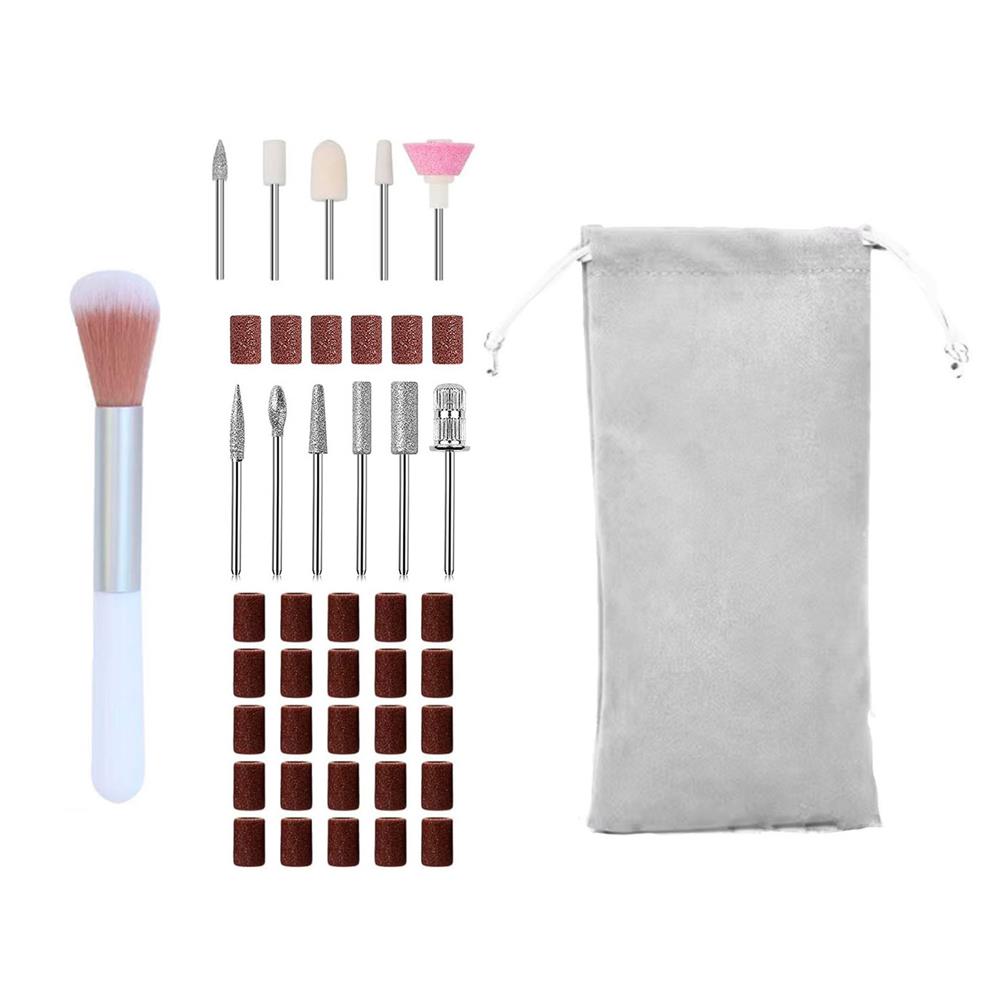 Adler AD 2181 Elektrischer Nagelfräser Set für Maniküre und Pediküre, Nagelfeile Rosa