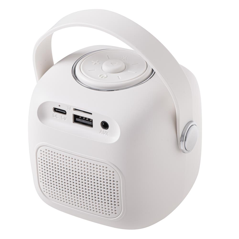 Adler AD 1199 Karaoke Lautsprecher mit Mikrofon Bluetooth Weiß