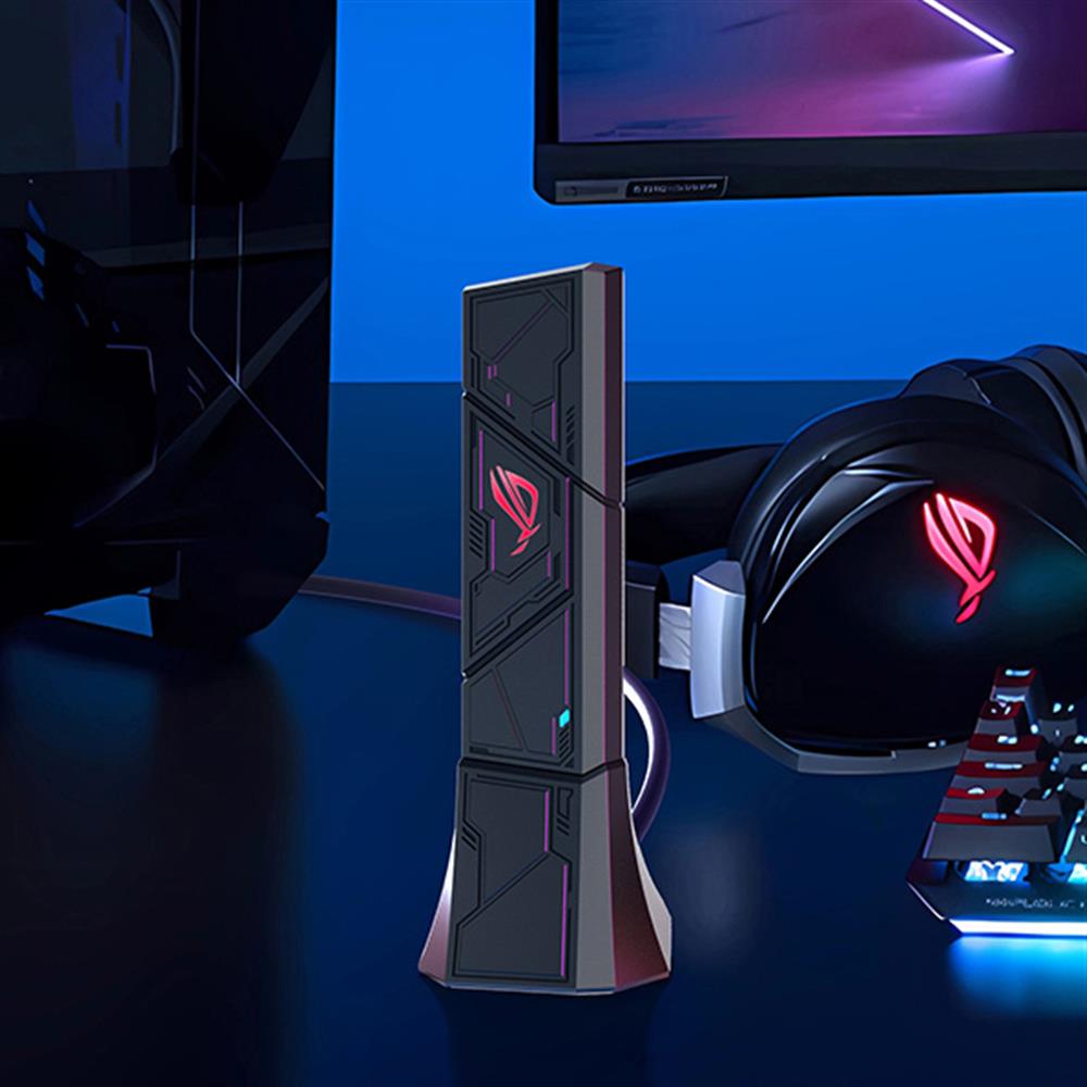 ASUS ROG USB‑BE92 BE6500 WiFi 7 USB‑Adapter mit 6 GHz, MLO und WPA3