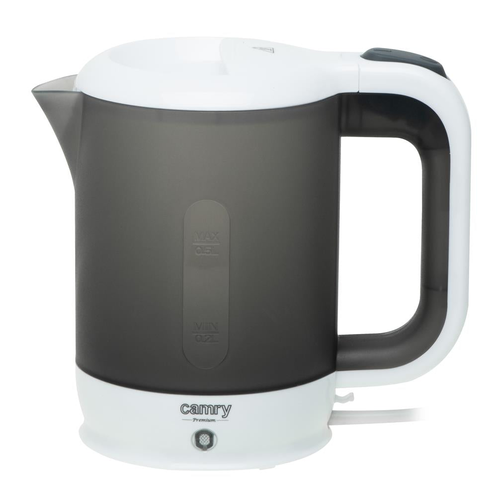 Camry CR 1382 Reisewasserkocher 0,5 L Wasserkocher Weiß 900 W Kunststoff Plastik