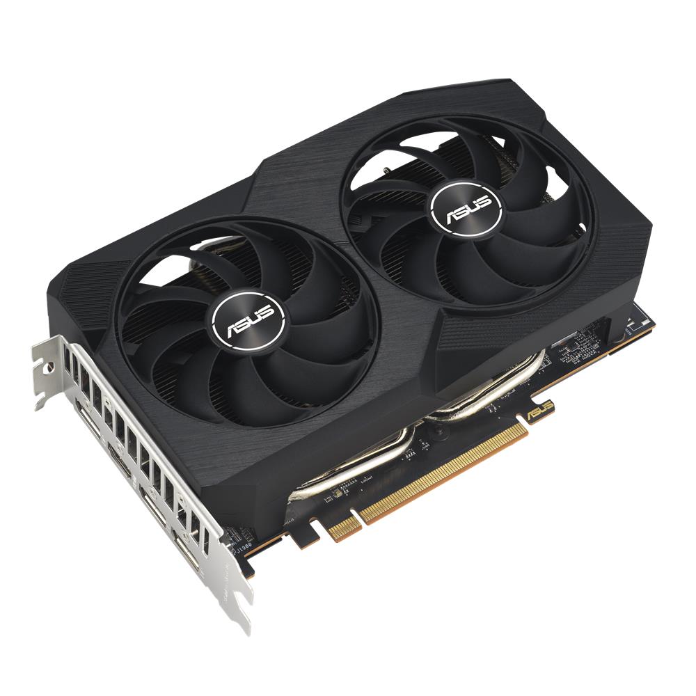 ASUS Dual Radeon RX 7600 V2 OC Edition 8GB GDDR6 Gaming Grafikkarte (AMD Radeon RX7600, PCIe 4.0)