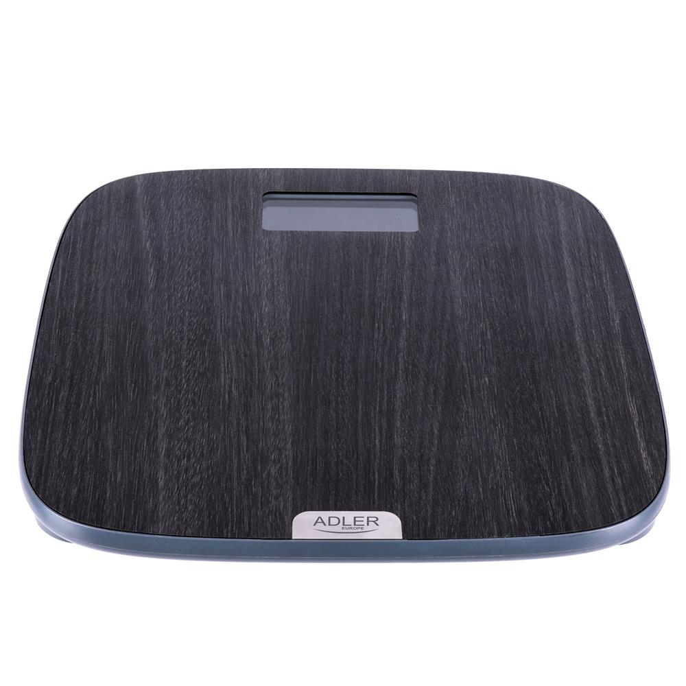 Adler AD 8192 Digitale Badezimmerwaage 180 kg mit Anti Rutsch Oberfläche Grau