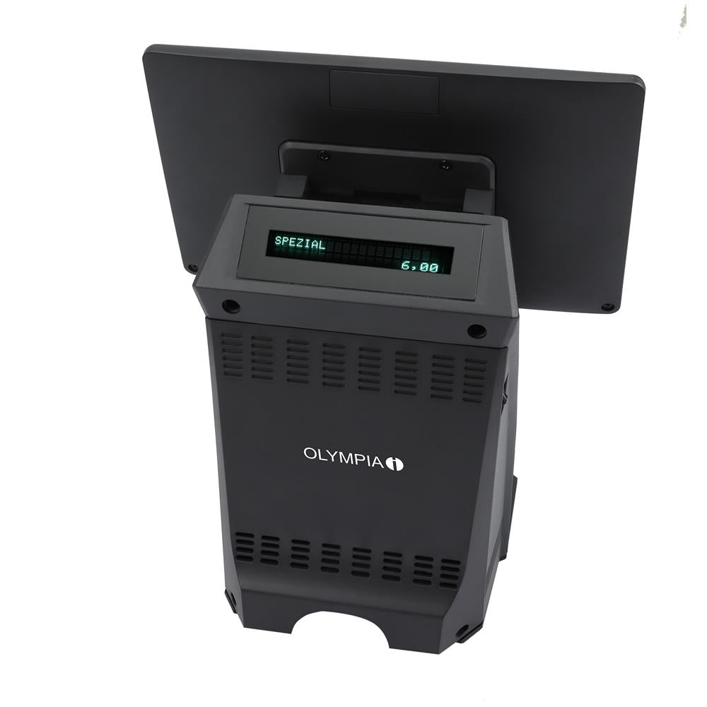 Olympia Registrierkasse T210 Kassensystem für Restaurant und Gastronomie Schwarz