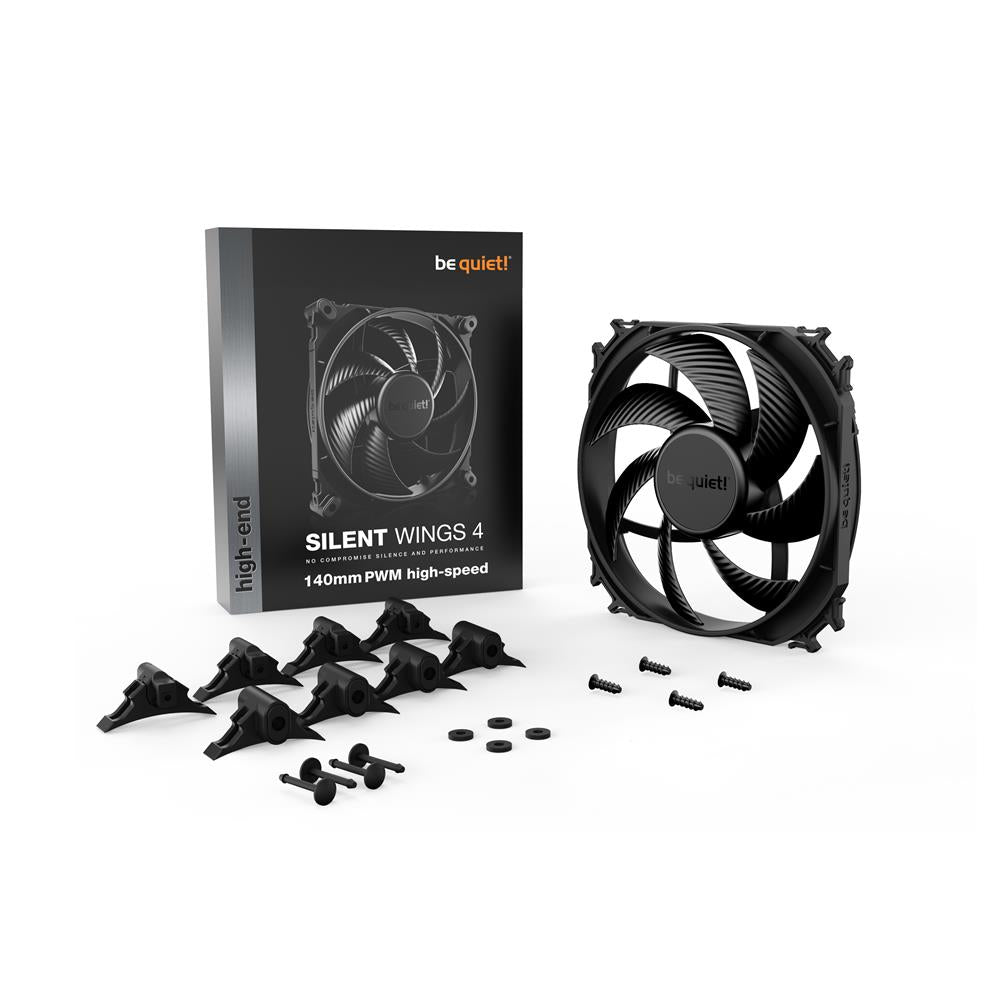 be quiet! Silent Wings 4 140mm PWM high-speed 4-pin Gehäuselüfter Schwarz