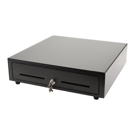 Olympia Kassenlade LD 410AT Metall Geldlade Münzfächer Scheinfächer schwarz