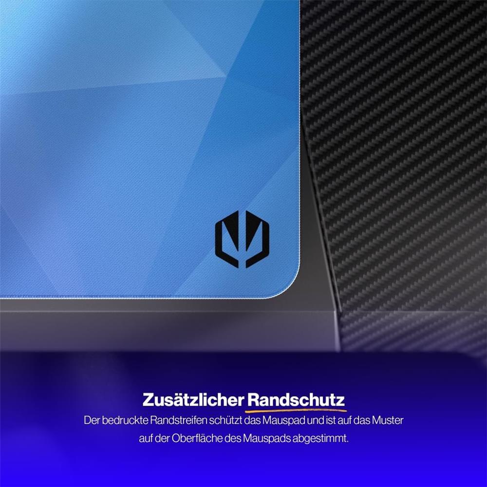 ENDORFY Crystal Blue XL Mauspad blau rutschfest 900 x 400 mm