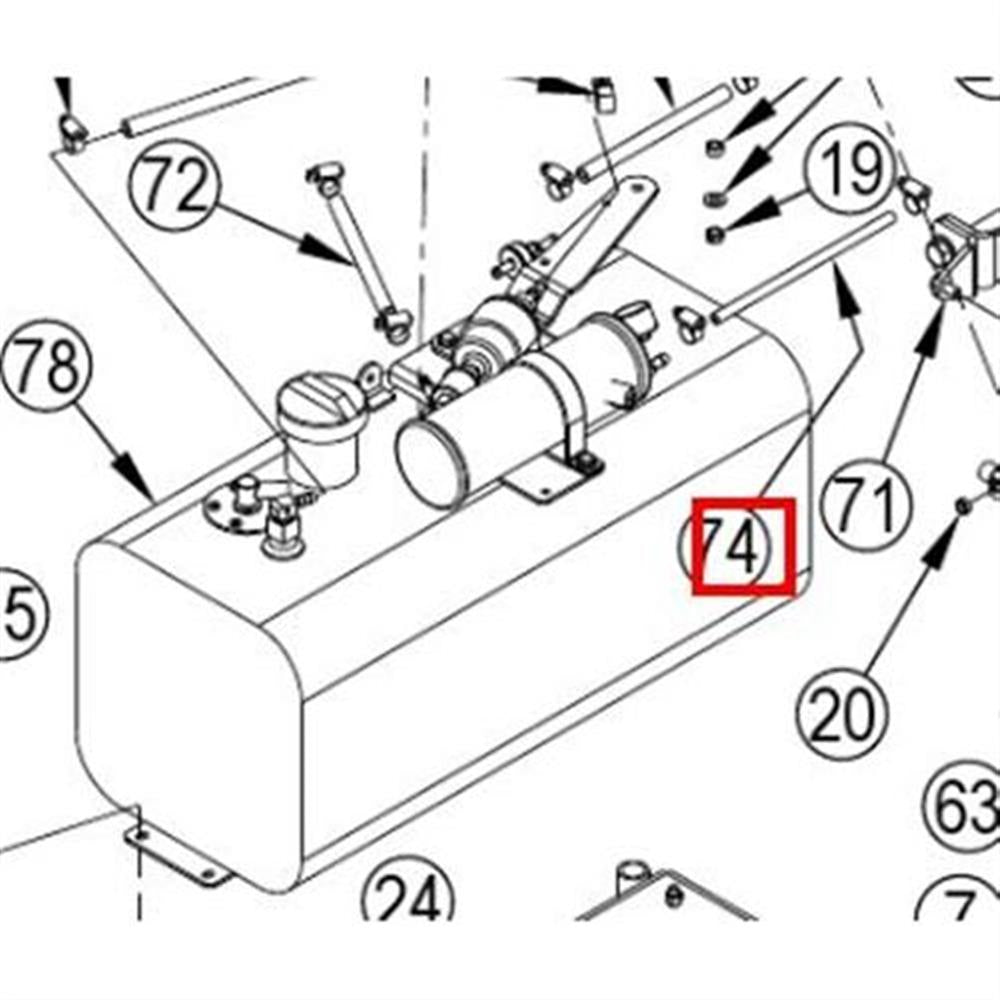 Nilfisk Original 56511251 Schlauch-Treibstoffleitung Ersatzteil