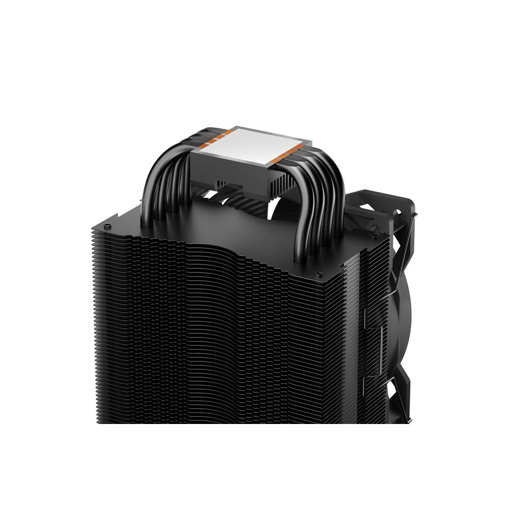 be quiet! Pure Rock 2 BLACK Luftkühler CPU-Kühler 150W TDP Kühlleistung 6mm-Heatpipes