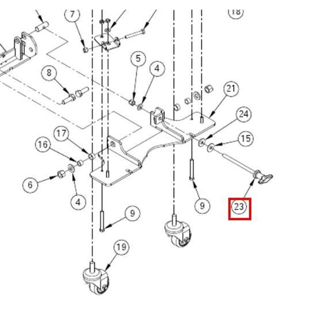 Nilfisk Original 56414163 Neigungsknopf Ersatzteil