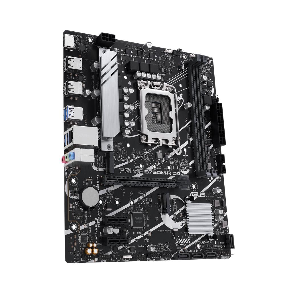ASUS PRIME B760M-R D4 Gaming Mainboard LGA 1700 mATX PCIe 4.0 DDR4